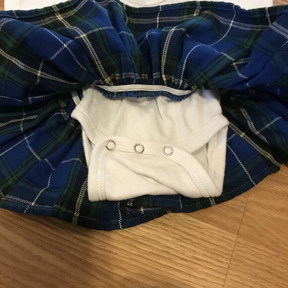 Infant Tartan Tots Dress with Bodysuit 3-6 Months Heritage Plaid - Picture 4 of 5